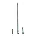 10 Stück Verzinkter Stahl 7,5 x 182 mm Betonrahmenschrauben Holzschrauben Tor...