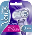 Gilette Venus Swirl mit 5 Klingen Extra Smooth System 3 Stück