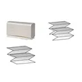 FRIPA 4052103 Falthandtuch 2-l.2250 Stück weiß