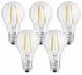 OSRAM LED-Lampe BASE CLASSIC A, E27, EEK: E, 7 W, 806 lm, 2700 K, 5 Stk. 4058075090569