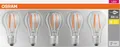OSR 405807509056 - LED-Lampe BASE E27, 7 W, 806 lm, 2700 K, Filament, 5er-Pack