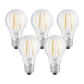 5er-Pack OSRAM BASE E27 A Filament LED Lampe 7W 806Lm 2700K warmweiss wie 60W