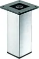 Hettich Möbelfuß Aryta Edelstahl-Optik Ø 60 x 100 mm