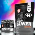 Mammut Weight Gainer Crash Kohlenhydrat Eiweiß 1400g + Arginin 300g 18,35€/kg