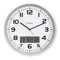 Hama Funkwanduhr Wanduhr Funkuhr DCF Wand Uhr 30cm mit Datum-/ Temperaturanzeige
