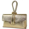 Toscanto Tasche gold Leder Abendtasche OTT834AZ