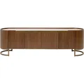 Lowboard Sideboard Schrank Aufbewahrung Stahl Gestell Holz Braun Kare Design