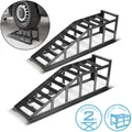 STAHLWERK Auffahrrampe 2er Set 2 t Auffahrbock Auto Rampe Pkw Bock Wagenheber