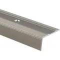 KARAT Selbstklebendes Stufenkantenprofil Glory Form L - Treppenkantenprofil Bronze Hell 36 x 17 x 1000 mm
