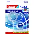 tesa 1x tesafilm KRISTALL-KLAR mit Abroller, hochtransparent, alterungsbeständig, mit starker Haftung (57318-00002-04)