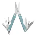 Leatherman Micra - Edelstahl-Schlüsselanhänger Multi-Tool mit Federschere und 9 Werkzeugen - Arctic Blue