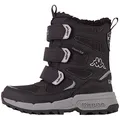 Kappa Unisex Kinder Stiefel Winterschuh gefüttert Schwarz 260902K, Schuhgröße:31 EU
