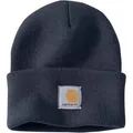 Carhartt Wintermütze Knit Cuffed Beanie, blau, Strickmütze, Unisex, Universalgröße