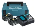 Makita Akku-Power Source-Kit 18 V LXT, 18V, 2 x 3 Ah Li-Ion mit Schnellladegerät in MAKPAC 1 - 197952-5