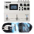 Boss DD-500 Effektgerät Digital Delay Pedal mit Kabel