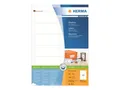 HERMA Premium - Papier - matt - permanent selbstklebend - weiß - 97 x 42.3 mm 2400 Etikett(en) (200 Bogen x 12)
