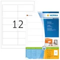 HERMA 4623 Etiketten Premium A4 97x42,3mm 2400 Stück Papier selbstklebend weiß
