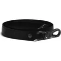 Ledergurt mit Karabiner Hudson Black