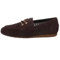 Paul Green Schnürschuh geflochten Schnürschuh braun 6