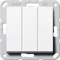 GIRA 283203 - 2P - Weiß - 250 V - BS EN 60669-1 - 250 V - 10 A