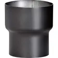 Firefix - Rauchrohrerweiterung Für Rauchrohre Von Ø 120 Mm Auf Ø 150 Mm Schwarz
