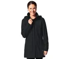 VAUDE Regenjacke WOMEN'S ESCAPE PARKA sportlicher Stil, wasser- und winddicht, atmungsaktiv schwarz XXS (34)