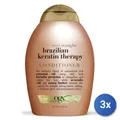 OGX Balsam 385 Ml Brazilian Keratin Smooth Haarspülung Weiß 022796976024