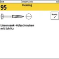 200er PACK(Stk)  000095700000030030 Holzschraube DIN 95 Linsensenkkopf Schlitz 3