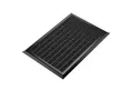 WEST & EAST Fußmatte Aluminum Fußabtreter außen, Schmutzfangmatte Außenbereich, Rechteckig, Höhe: 10 mm, Fußabtreter Schwarz 40x60 cm, Wetterfeste Eingangsmatte