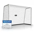 Racetex Fussballtore für Garten Kinder und Erwachsene [ENORM ROBUST] - Fußballtor Kinder mit Stabiler Stahlrahmen Front - Fußballtore inkl. Edelstahl Erdanker - Das Tor für den Garten (300x200 (cm))