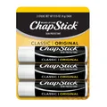 ChapStick Lippenbalsam Set Original 3 x 4g - Feuchtigkeitspflege für Lippen