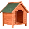 tectake® Hundehütte Bailey 72 x 65 x 83 cm - Braun
