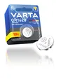 VARTA Batterien Knopfzellen CR1620, 10 Stück, Power on Demand, Lithium, 3V, kindersichere Verpackung, für Smart Home Geräte, Autoschlüssel und weitere Anwendungen [Exklusiv bei Amazon]