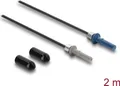 Delock LWL POF Kunststoff Kabel HFBR 4501-4511Z Simplex Stecker zu Simplex Stecker 2 m (91034)