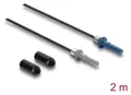 DeLOCK 91034, Schwarz, Grau, Blau, Multi-Modus, 2 m, 1 Stück(e)