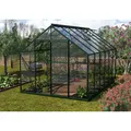VITAVIA Gewächshaus "Merkur", 9,9 m², Aluminium/ESG Glas, winterfest - gruen