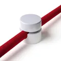 3x Stück  Zweiteilige Affenschaukel für Textilkabel, AufputzKabelhalter für L...