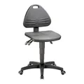 bimos Arbeitsstuhl Isitec mit Rollen und PU-Schaum schwarz Sitzhöhe 430-600 mm