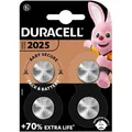 Duracell Knopfzelle CR2025 / DL2025, 150 mAh, Lithium, 4 Stück