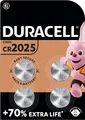 4 x Duracell CR 2025 mit Lithium (1 Blister mit 4 Batterien) 4 Batterien