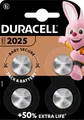 40 Duracell CR 2025 / DL 2025 Lithium Knopfzelle Batterien im 4er Blister