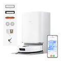XIAOMI Robot Vacuum 5 Saugroboter mit Wischfunktion, 20.000Pa, Ausfahrbarer Mopp & Seitenbürste, 80°C Heißwasser-Moppreinigung, Selbstreinigende All-in-One Basisstation, App & Sprachsteuerung