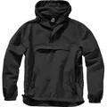 Brandit Summer Windbreaker Hoodie, schwarz, Größe 4XL für Männer