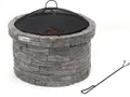 tepro Feuerstelle Feuerstelle Gladstone, grau/schwarz (67,5 x 67,5 x 59 cm)