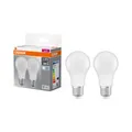 2er-Pack Osram LED E27 Leuchtmittel mattiert neutralweiss wie 60