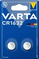 VARTA Batterien Knopfzellen CR1632, 2 Stück, Lithium Coin, 3V, kindersichere Verpackung, für elektronische Kleingeräte - Autoschlüssel, Fernbedienungen, Waagen