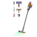 DYSON Akku-Hand-und Stielstaubsauger "V12 Detect Slim Absolute", gelb (gelb, nickel)
