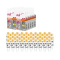Osram LED BASE PIN MICRO, Vorteilspack mit 50 Niedervolt Leuchtmittel, ersetzt herkömmliche 10W PIN Speziallampen, warmweiß (2700K), 1W, G4 Sockel, mattes Glas, nicht dimmbar, ultrakompakt