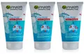 ✅ Garnier Hautklar 3in1 Reinigung Peeling Maske Gesichtsreinigung  3x 150 ml ✅