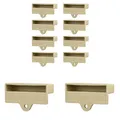 10x Lattenrosthalter Bett Bettkappe Lattenrost Matratze Endkappe Halter 55 x 8 mm